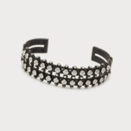 Vintage Black Plastic Bangle - Image 2